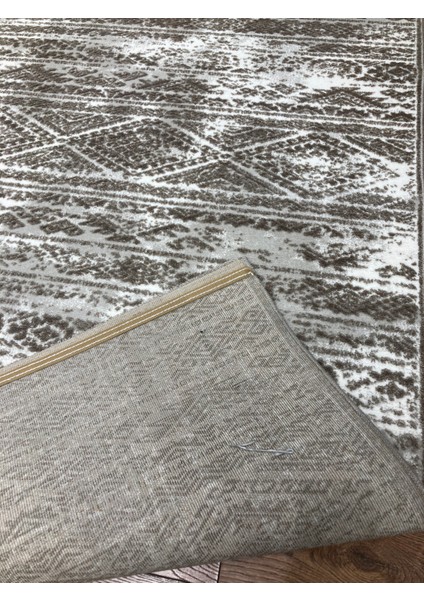 Laura Koleksiyonu 4 Metrekare 150x230cm Bej Renk Akrilik Iplik Saçaksız Makine Dokuma Salon Mutfak Yatak Odası Halısı fırsatları