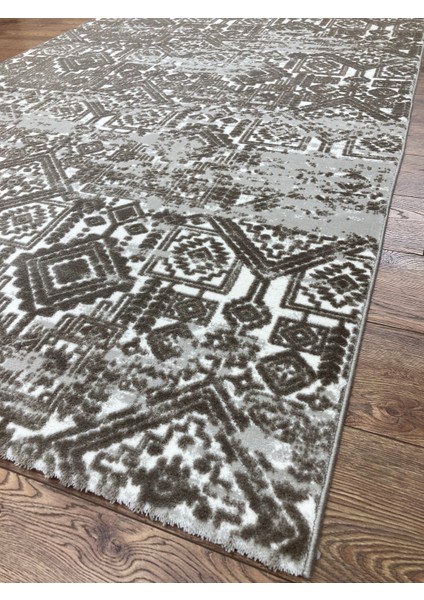 Laura Koleksiyonu 4 Metrekare 150x230cm Bej Renk Akrilik Iplik Saçaksız Makine Dokuma Salon Mutfak Yatak Odası Halısı modelleri