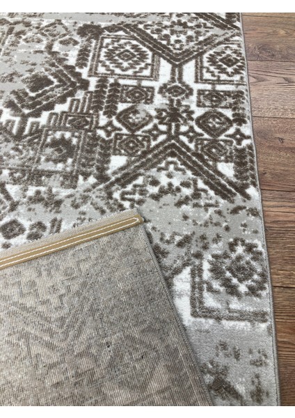 Laura Koleksiyonu 4 Metrekare 150x230cm Bej Renk Akrilik Iplik Saçaksız Makine Dokuma Salon Mutfak Yatak Odası Halısı fırsatları