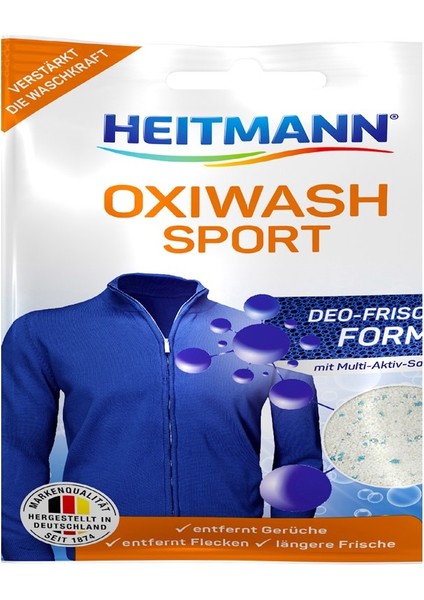 Heitmannoxi - Wash Spor Çamaşır Deterjan Katkısı 50g