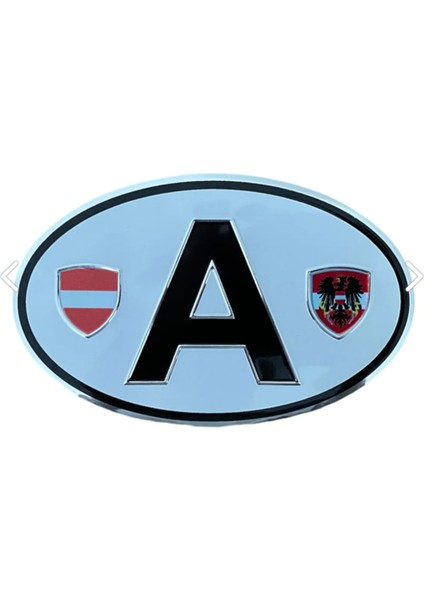 A Harfi Alüminyum Arma Yapıştırma A Arma Oval 125X85 mm 1ADET