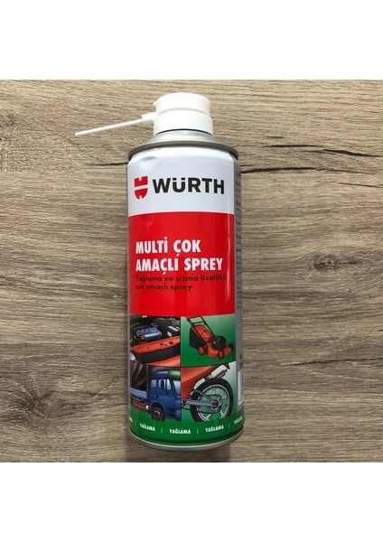 Pinlock Motosiklet Zincir ve Çalışan Parça Yağlama Wurth Multi Spray