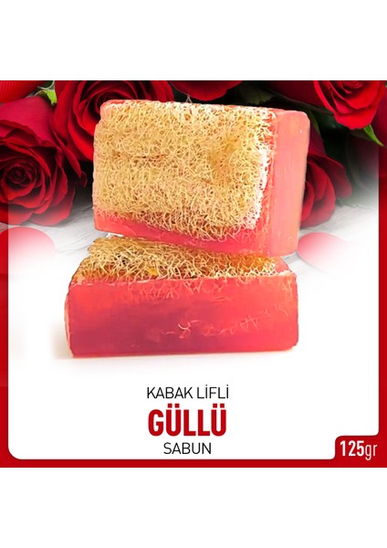 Güllü Kabak Lifli Sabun 125 gr