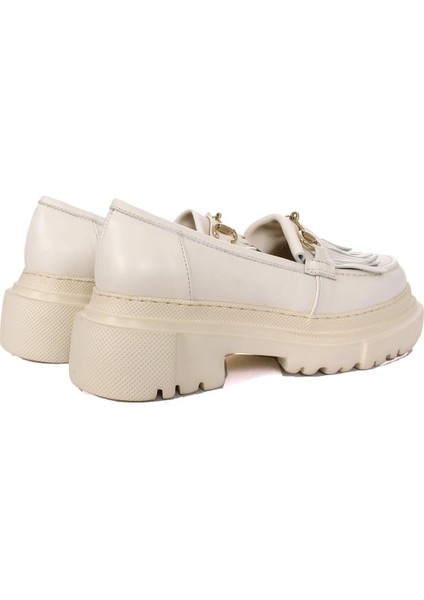 Santiago Kadın Loafer - Krem fırsatları