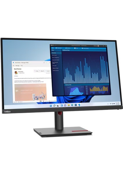 Thinkvision T27P-30 63A9GAT1TK 27" 4ms 60Hz 4K HDMI Dp Usb/usb-C RJ45 Pivot Monitör