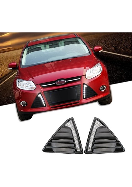 Ford Focus Gündüz Far Lamba Seti Piano Black Ledli 2011-2015 fiyatları