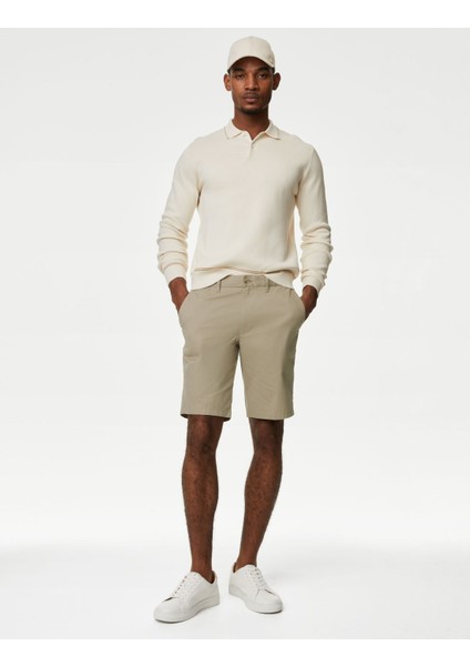 Regular Fit Chino Şort