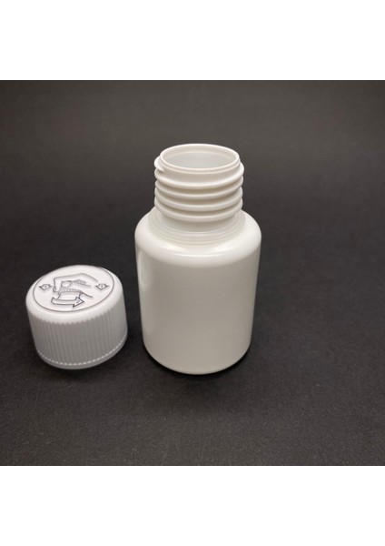 60 Cc Tablet Şişesi - Kilitli Kapaklı- 60ml Ilaç Şişe- X 10 Adet fiyatları