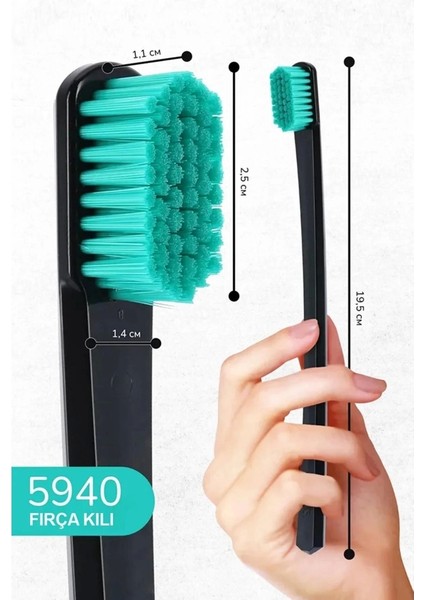 Pro 5940 Ultra Soft Diş Fırçası Siyah Yeşil