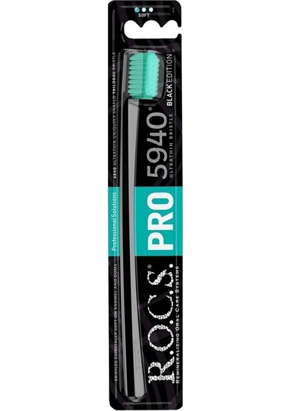 Pro 5940 Ultra Soft Diş Fırçası Siyah Yeşil