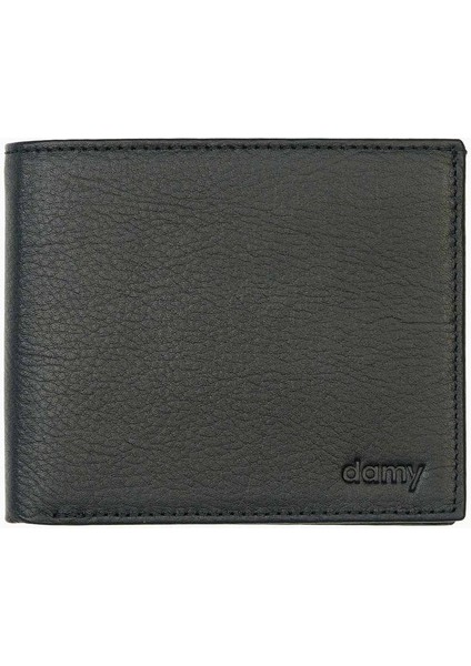 Hakiki Deri RFID Korumalı Erkek Cüzdan 1301 - Siyah