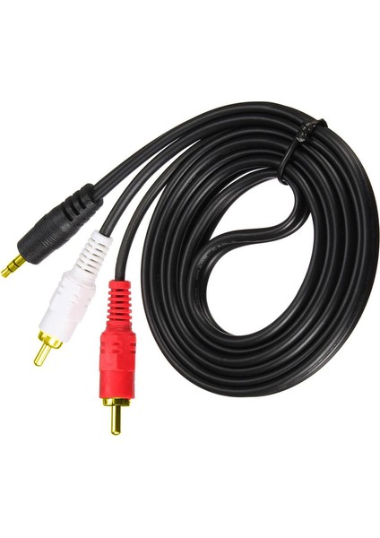 Kablo Aux 3.5mm To 2rca Gold 1.5mt Hadron HDX-1024