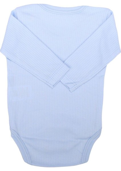 Erkek Bebek Mavi Raporlu Uzun Kollu Zıbın fiyatları