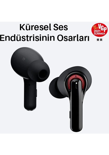 FlyBuds Siyah C1 Qualcomm QCC3040 ANC Kablosuz 5.2 Bluetooth Kulak İçi Kulaklık