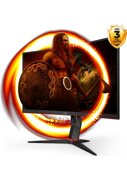 C27G2ZU/BK 27" 240Hz 0.5 ms (HDMI+Display) FreeSync Full HD Curved Monitör