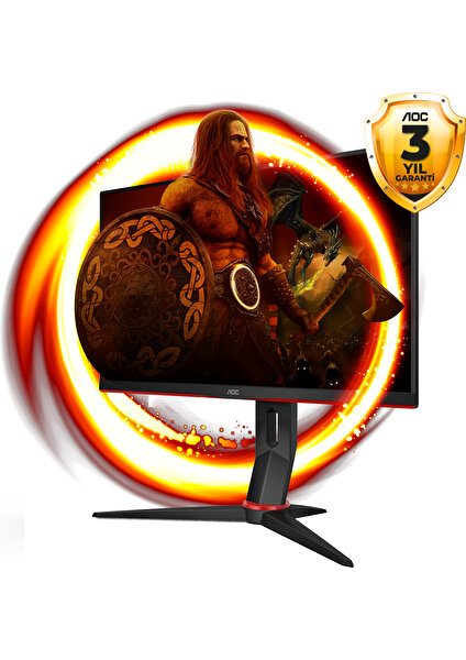 Aoc 23.8 24G2ZU 240Hz 0.5ms 2xhdmı Dp IPS Fhd Freesync Premium ve G-Sync Gaming Monitör