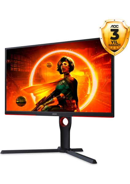 24.5" 25G3ZM/BK 240Hz 0.5ms HDMI DP AdaptiveSync FHD VA Gaming Monitör