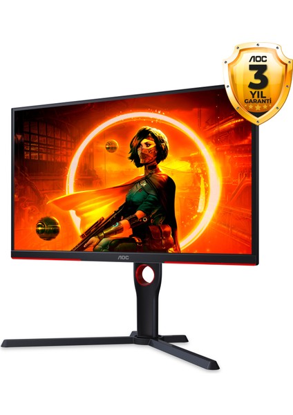 24.5" 25G3ZM/BK 240Hz 0.5ms HDMI DP AdaptiveSync FHD VA Gaming Monitör