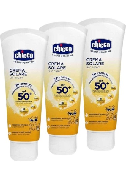 Güneş Kremi Spf 50+ 75 ml 3'lü Set 3 Adet Güneş Kremi
