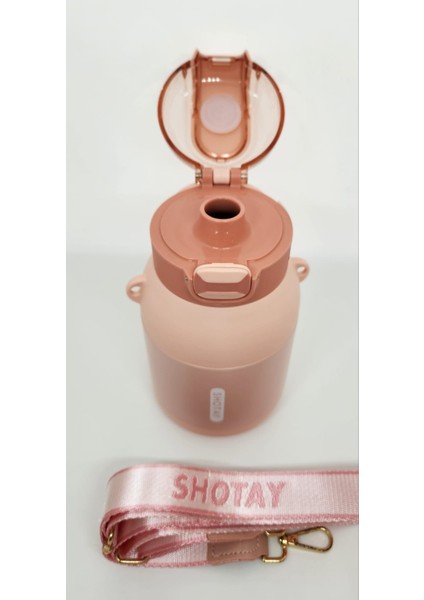 Dome ST-8081 800ML Çelik Pipetli-Pipetsiz Kullanım Termos Matara Pembe fırsatları