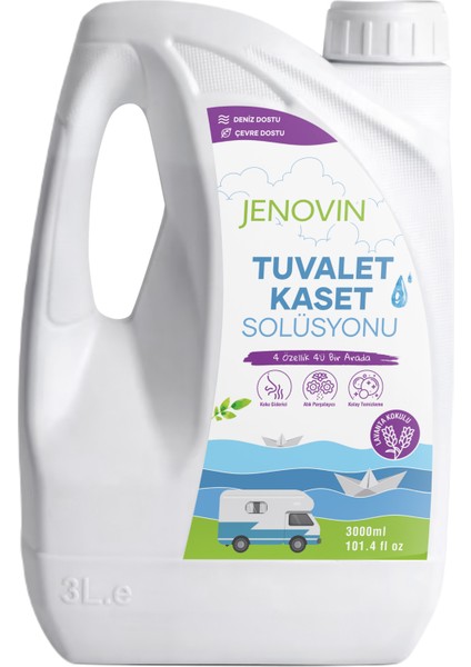 Karavan Tekne Yat Tuvalet Wc Kaset Atık kimyasalı Lavanta Kokulu 3 L