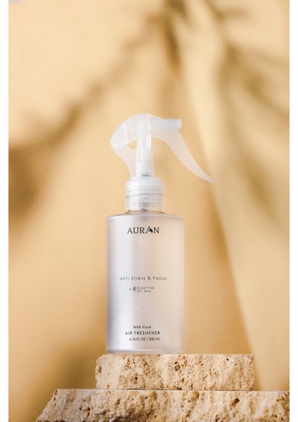 Anti-Stress & Focus Stress Giderici Odaklanma Arttırıcı Aromatik Sinerji Spreyi 200ml
