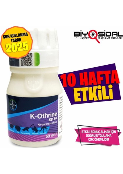 K-Othrıne Sc 50 ml Hamam Böceği Kovucu fiyatları