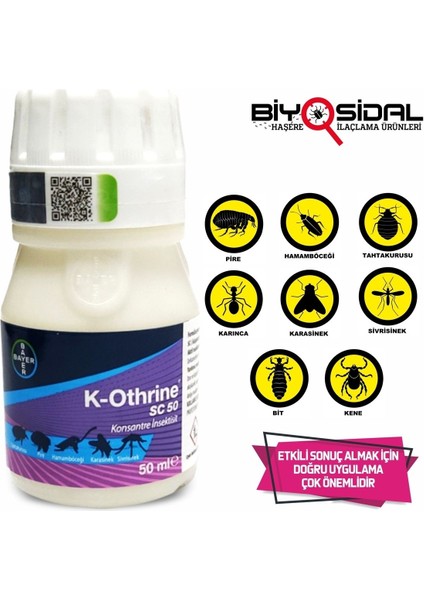 K-Othrıne Sc 50 ml Hamam Böceği Kovucu modelleri