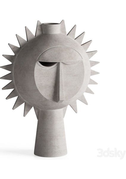 Aztek Güneş Vazo Sert Plastik 3'Lü Dekoratif Iskandinav Vazo Büyük Boy 25 cm fiyatları