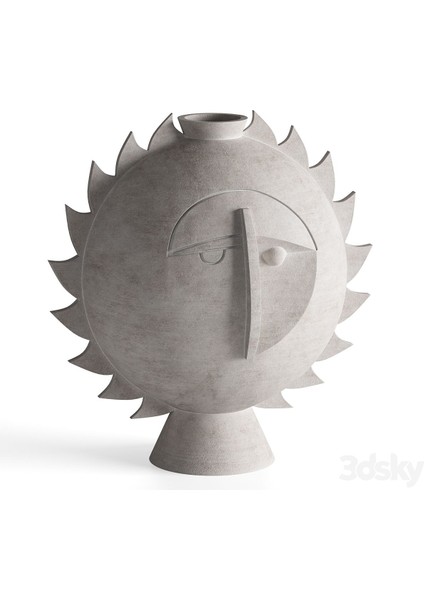 Aztek Güneş Vazo Sert Plastik 3'Lü Dekoratif Iskandinav Vazo Büyük Boy 25 cm fırsatları