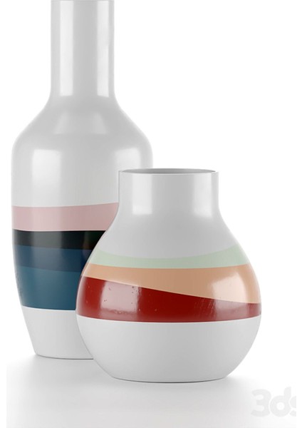 Lanix Modern Vazo Büyük Boy 25 cm Dekoratif Sert Plastik Modern Vazo 4'Lü Set fiyatları