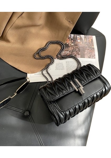 Elmas Omuz Crossbody Moda Kadın Çantası Zincir Çanta (Yurt Dışından)