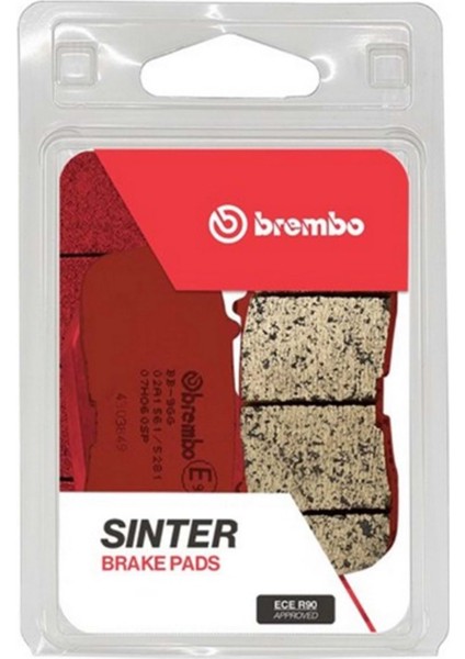 Sinterli Fren Balatası 07HO60SP