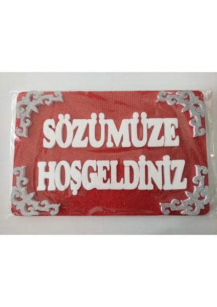 Kavis Marketıng Sözümüze Hoşgeldiniz Strafor Kapı Süsü