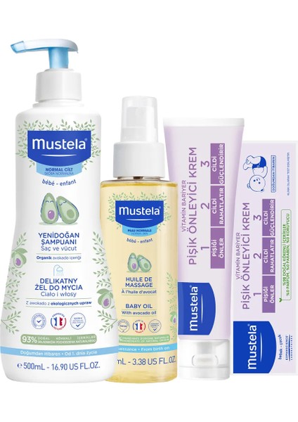 Bebek Çözüm Seti 500 ml Organik Avokado İçeren Nazik Formül ile Cilt Koruma