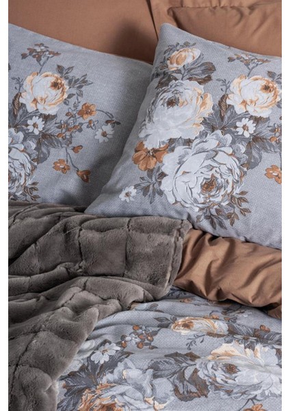 Trim Çift Kişilik Battaniyeli Nevresim Takımı - Smooth Antrasit fiyatları