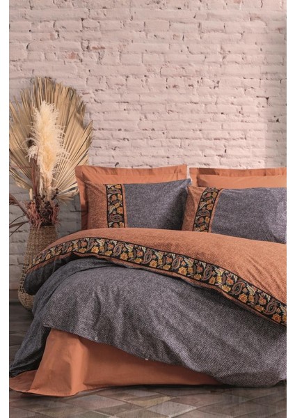 Folk Art Çift Kişilik Nevresim Takımı - Dalila Tarçın