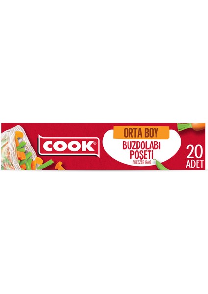 10'lu Paket Buzdolabı Poşeti
