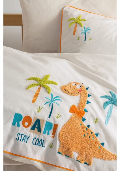 Punch Nakışlı Bebek Nevresim Takımı Kiddo - Krem fiyatları