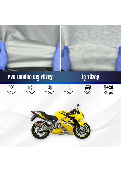 Ultra Shop Honda Cbr 600 F Sport Su Geçirmez Motosiklet Branda 4 Mevsime Uygun Motor Brandası