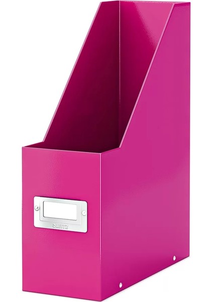 6047 Magazinlik Kutu Klasör Wow Metalik Pembe