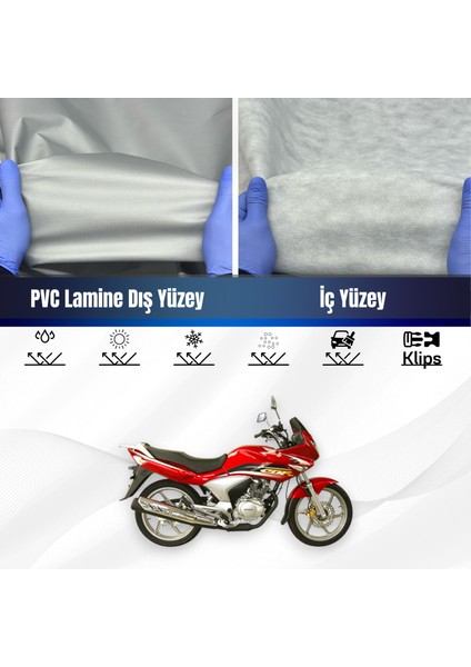 Ultra Shop Honda Cbf 150 Su Geçirmez Motosiklet Branda 4 Mevsime Uygun Motor Brandası