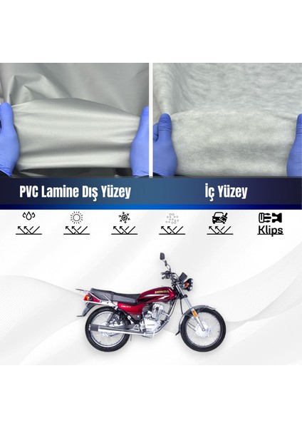 Ultra Shop Honda cl 250 Su Geçirmez Motosiklet Branda 4 Mevsime Uygun Motor Brandası