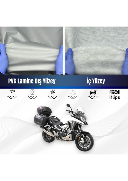 Ultra Shop Honda Vfr 800 x Crossrunner Su Geçirmez Motosiklet Branda 4 Mevsime Uygun Motor Brandası