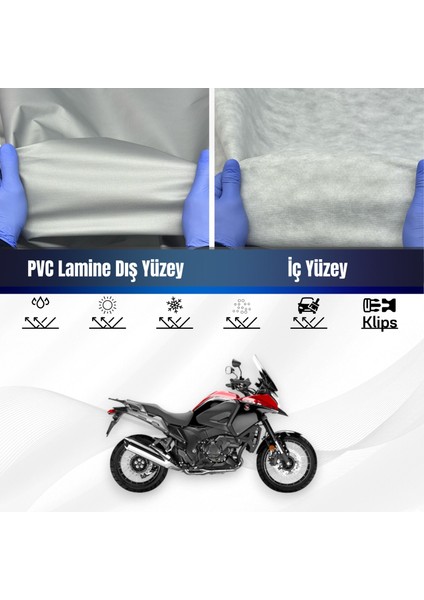 Ultra Shop Honda Vfr 1200 x Crosstourer Dct Su Geçirmez Motosiklet Branda 4 Mevsime Uygun Motor Brandası