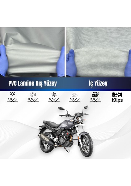 Ultra Shop Hero x Pulse 200 T Su Geçirmez Motosiklet Branda 4 Mevsime Uygun Motor Brandası