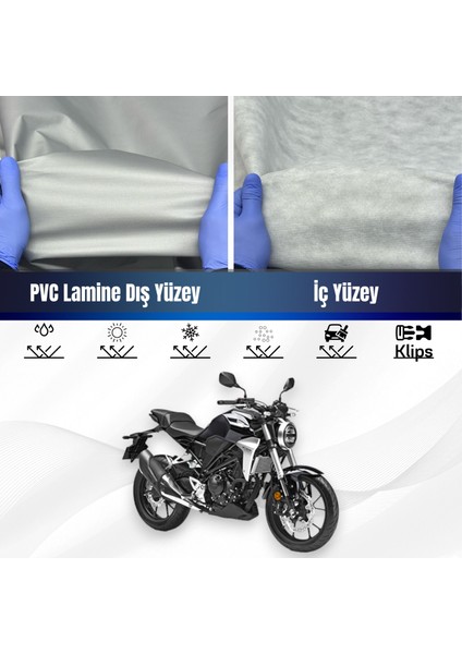 Ultra Shop Honda Cb 250 R Su Geçirmez Motosiklet Branda 4 Mevsime Uygun Motor Brandası