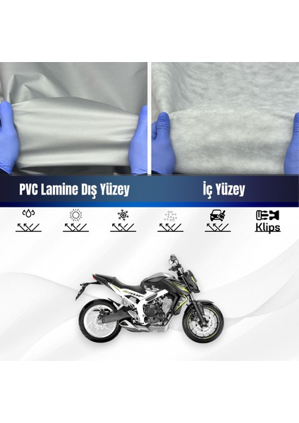 Ultra Shop Honda Cb 650 F Su Geçirmez Motosiklet Branda 4 Mevsime Uygun Motor Brandası