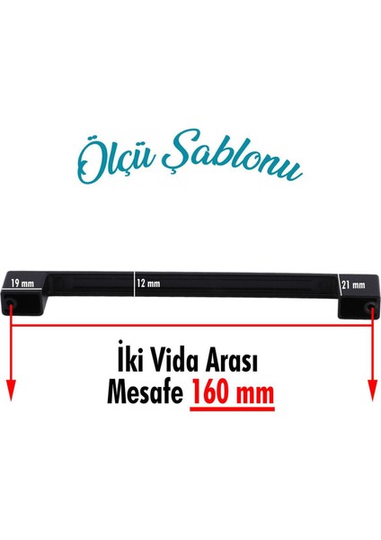 10 Adet Gölcük Düz (160 mm - 16 cm) Siyah Metal Mobilya Mutfak Çekmece Dolap Dolabı Kulbu Kulpu Kulpları modelleri