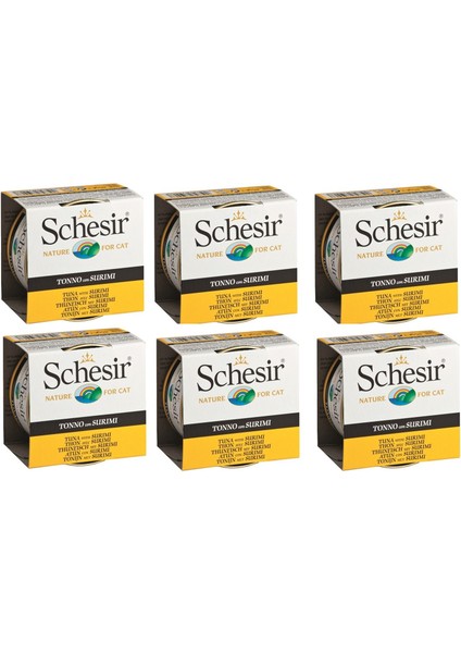 Ton ve Surumi Kedi Konservesi 85 Gr. x 6 Adet